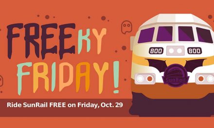 Ride SunRail Free Today October 29 on FREEKY Friday! It’s a GHASTLY great deal!