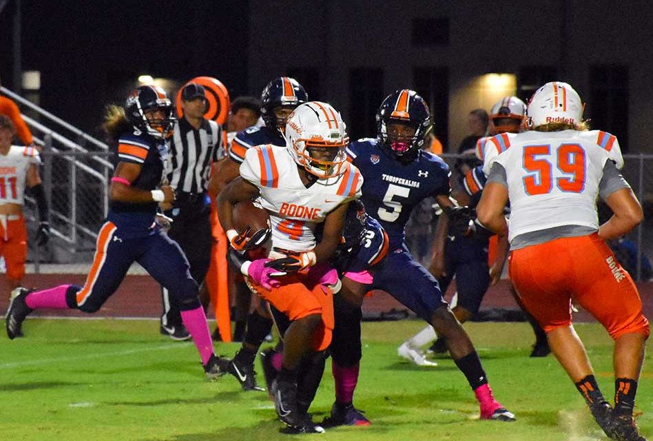 Toho Tigers No Match for Boone Braves Thursday Night, Drops 49-0 at Home