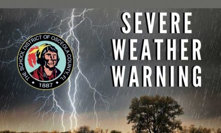 Osceola School District Issues Severe Weather Warning for Tomorrow Morning and School Day