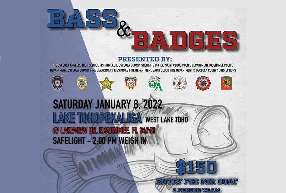 Osceola Anglers to host “Bass and Badges” fishing tournament in support of local first responders, local youth