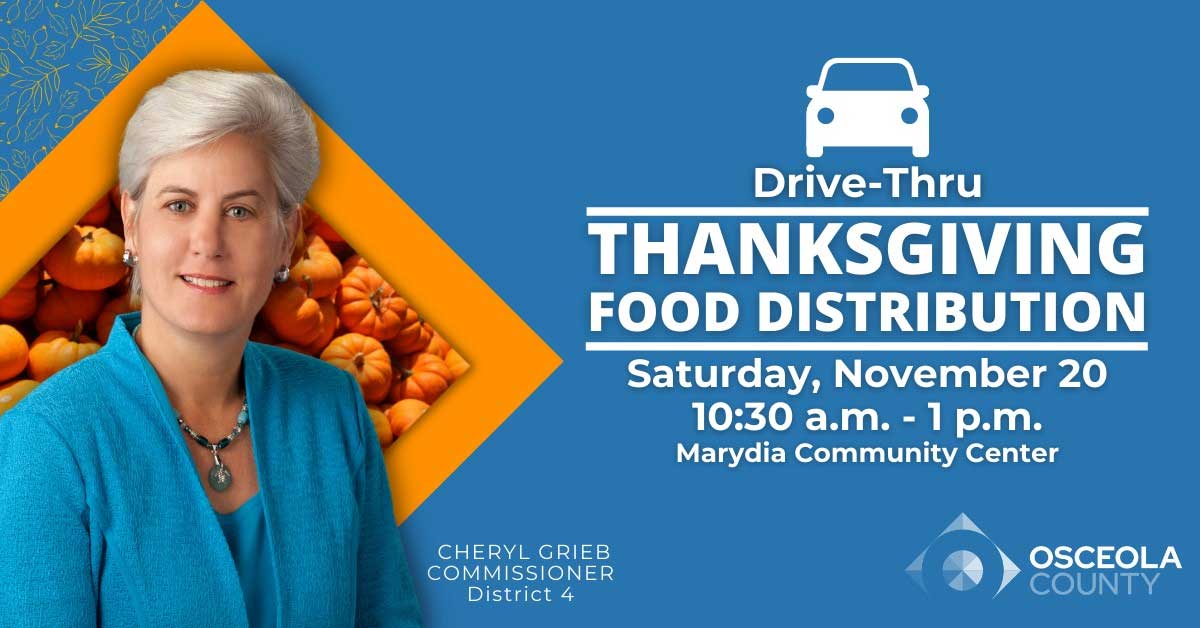 Commissioner Cheryl Grieb to host Thanksgiving food distribution Saturday November 20