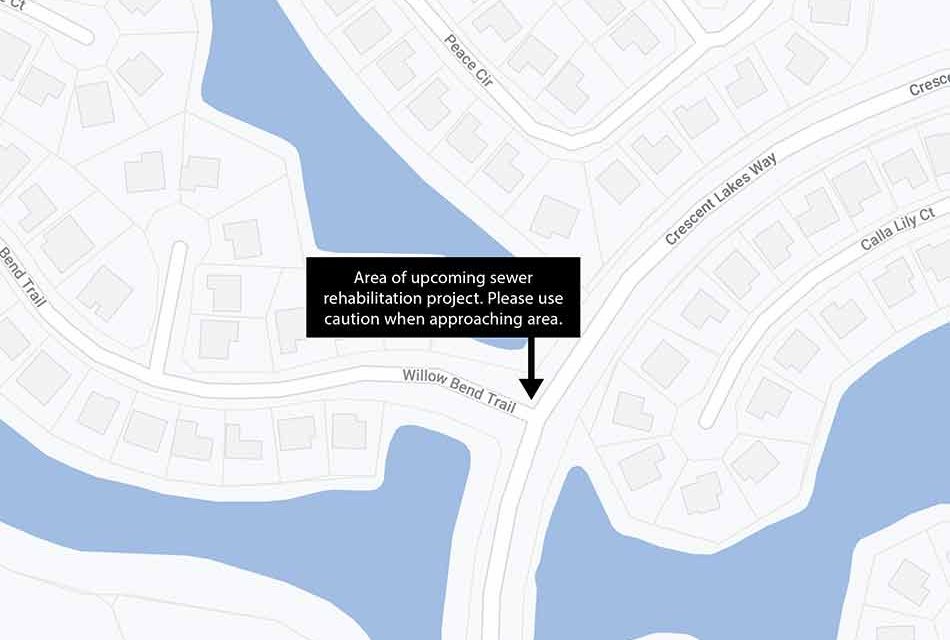 Public urged to use caution near Willow Bend Trail and Crescent Lakes Way intersection