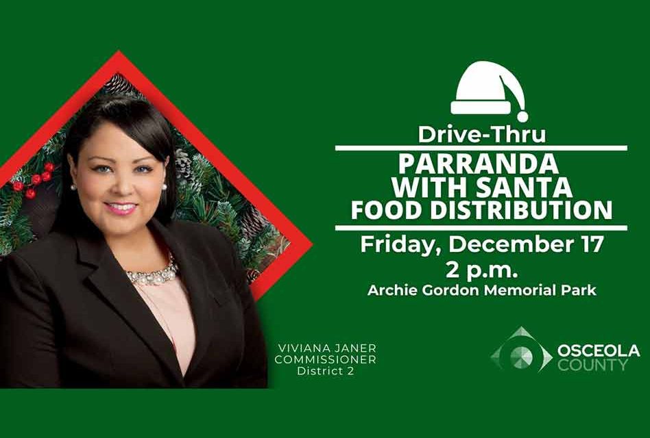 Commissioner Viviana Janer to host drive-thru Parranda Santa Christmas food distribution Friday, Dec. 17