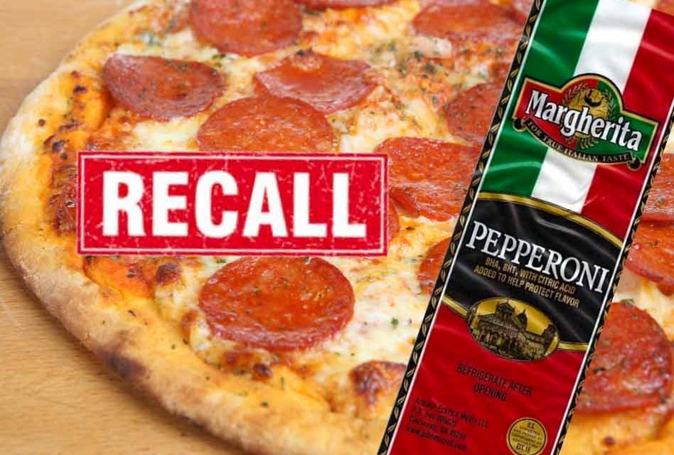 Over 10,000 pounds of pepperoni recalled over possible Bacillus Cereus contamination