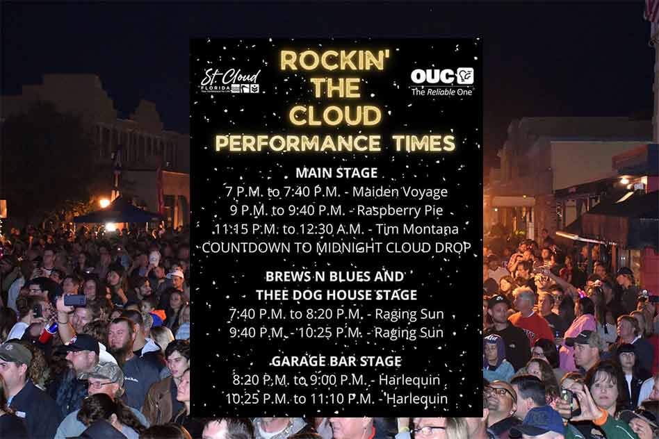 St. Cloud to Rock in the New Year Tonight with its music packed Rockin’ the Cloud Event!