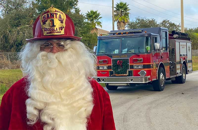 Osceola Fire Rescue Santa 