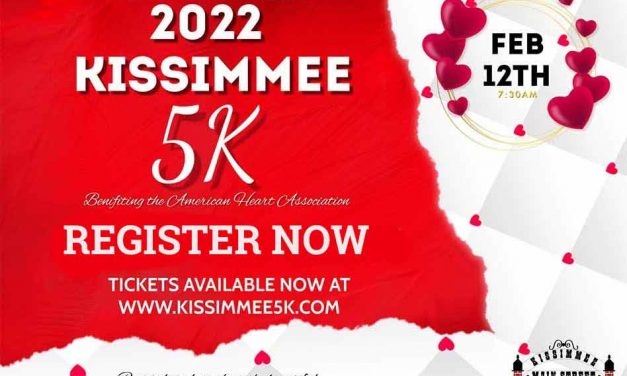 Register today for Kissimmee Main Street’s  Kissimmee 5K Saturday, February 12 –  It’s for the heart!