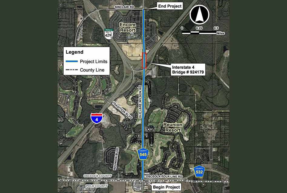 Osceola to hold public meeting for Old Lake Wilson Road PD&E Study from CR 532 to Sinclair Road