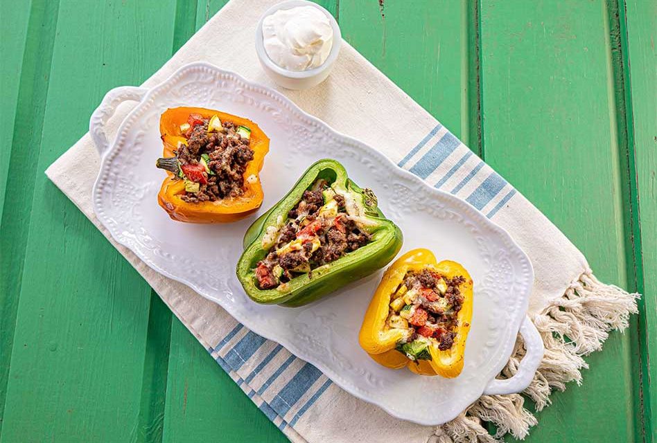 Taco Stuffed Florida Bell Peppers, They’re Positively Delicious