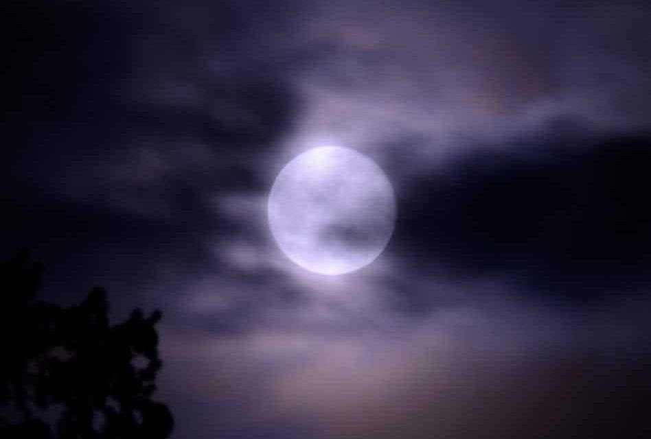 Look up… it’s February’s snow moon lighting up the sky