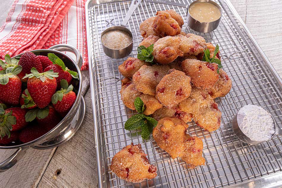 Florida Strawberry Fritters, They’re Positively Delicious!