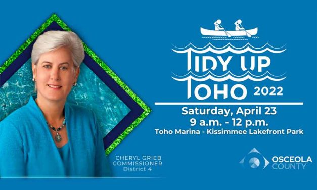 Celebrate Earth Day and “Tidy Up Toho” with County Commissioner Cheryl Grieb and the City of Kissimmee