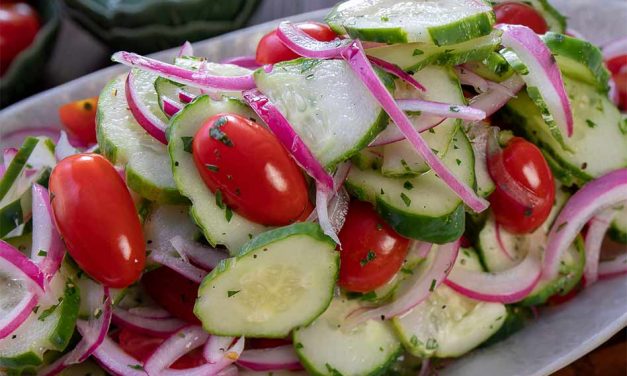 Florida Cucumber and Tomato Salad… It’s Positively Delicious