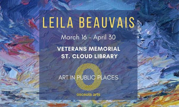 Works by Leila Beauvais on display at Veterans Memorial St. Cloud Library beginning March 16