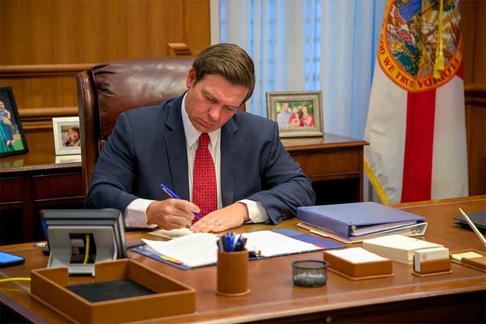 Florida Governor Ron DeSantis vetoes new Florida congressional maps, calls for special session