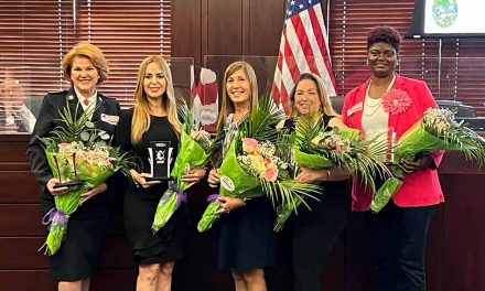 Five Osceola County “Woman Warriors” recognized by County Commissioners During Monday Ceremony