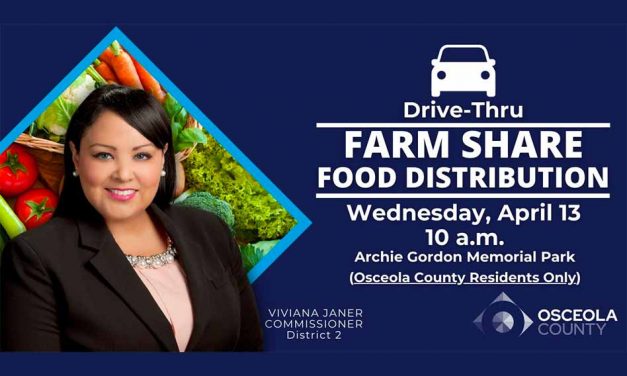 Osceola Commissioner Viviana Janer and Farmshare to host food distribution event Wednesday, April 13