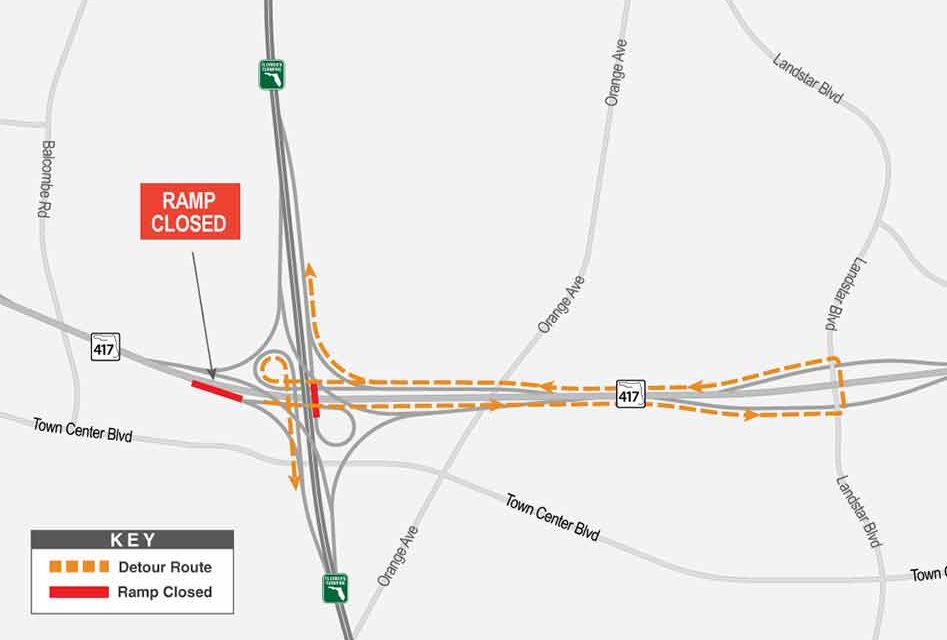 Construction Alert: CFX announces overnight and nightly SR 417 closures