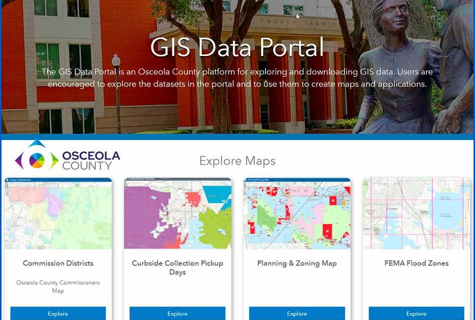 Osceola County Launches New GIS Portal, improving mapping functionality