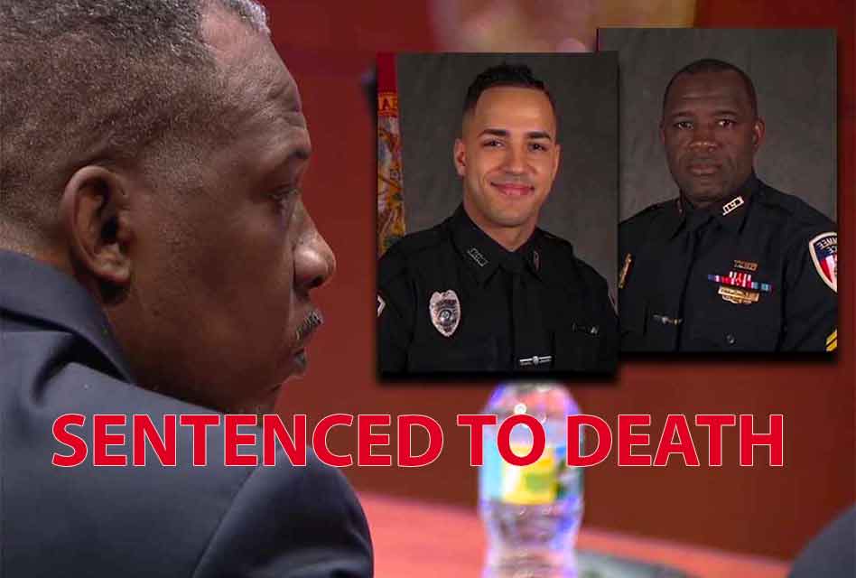 Everett Miller, found guilty of killing 2 Kissimmee police officers is sentenced to death