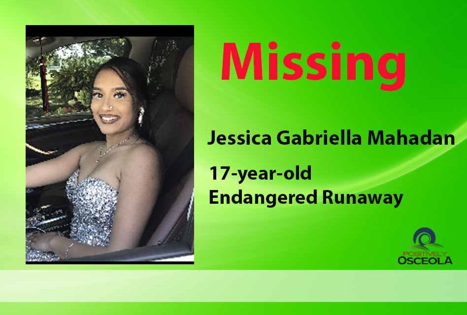 Osceola County deputies continue to search for missing, endangered 17-year-old Kissimmee girl