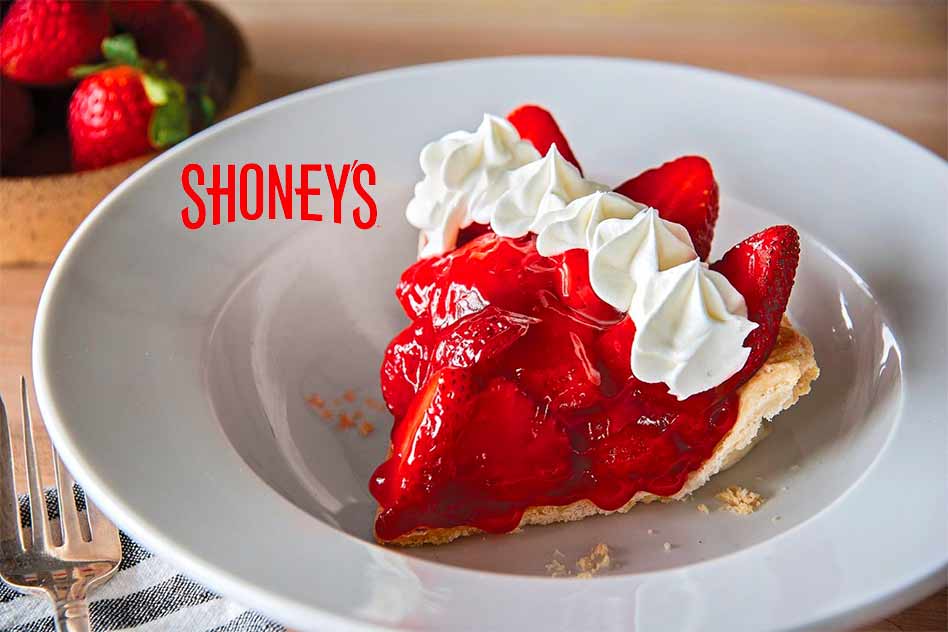 Shoney’s Will Treat All Moms to a FREE Slice of Strawberry Pie on Mother’s Day, Kids 4 & Under Eat FREE