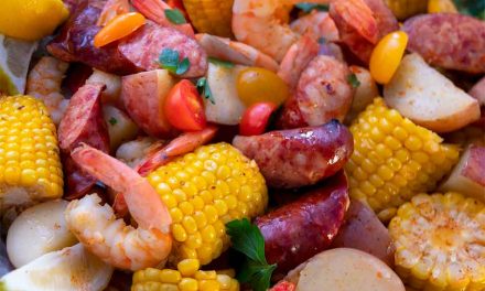 Florida Shrimp Boil with Sweet Corn and New Potatoes, It’s Positively Delicious