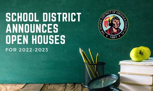 Osceola School District Announces 2022-2023 Back-To-School Open House Dates
