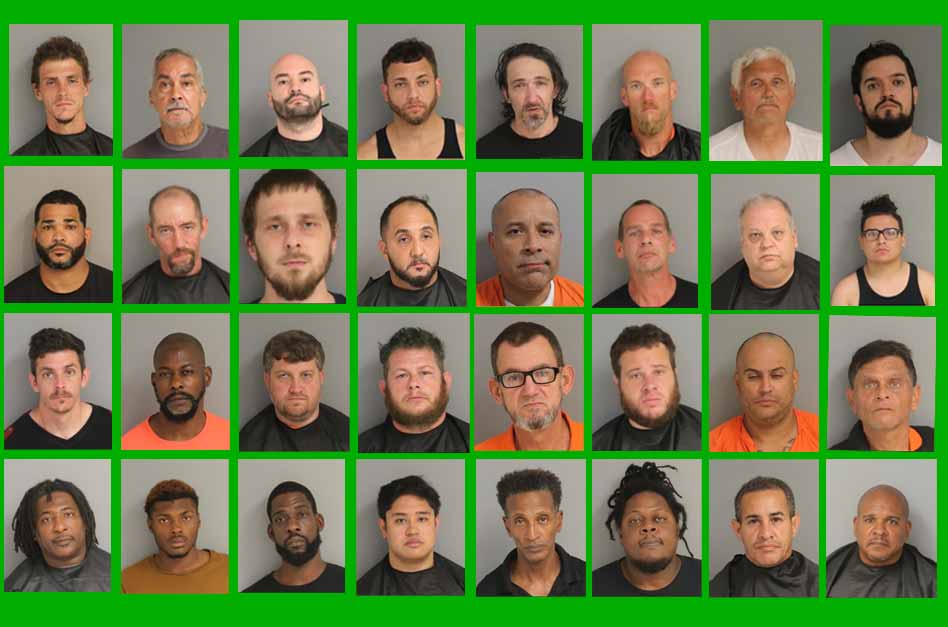 Osceola Sheriff’s Office, U. S. Marshalls grab 56 Sex Predators/Offenders in Operation “Bad Apple”