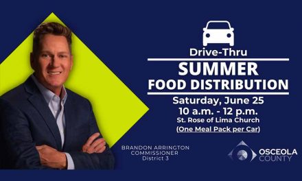 Osceola County Chairman Brandon Arrington to host drive-thru Summertime food distribution today June 25