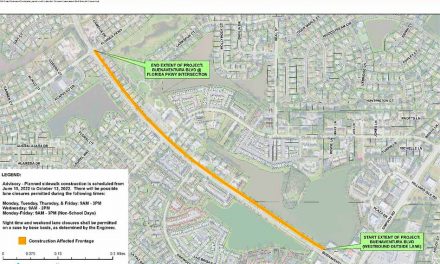 Osceola County announces Northbound Buenaventura Boulevard sidewalk project, single-lane road closure possible