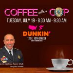 St. Cloud Police Department to Host “Coffee with a Cop” Tuesday July 19 at Dunkin’ in East St. Cloud