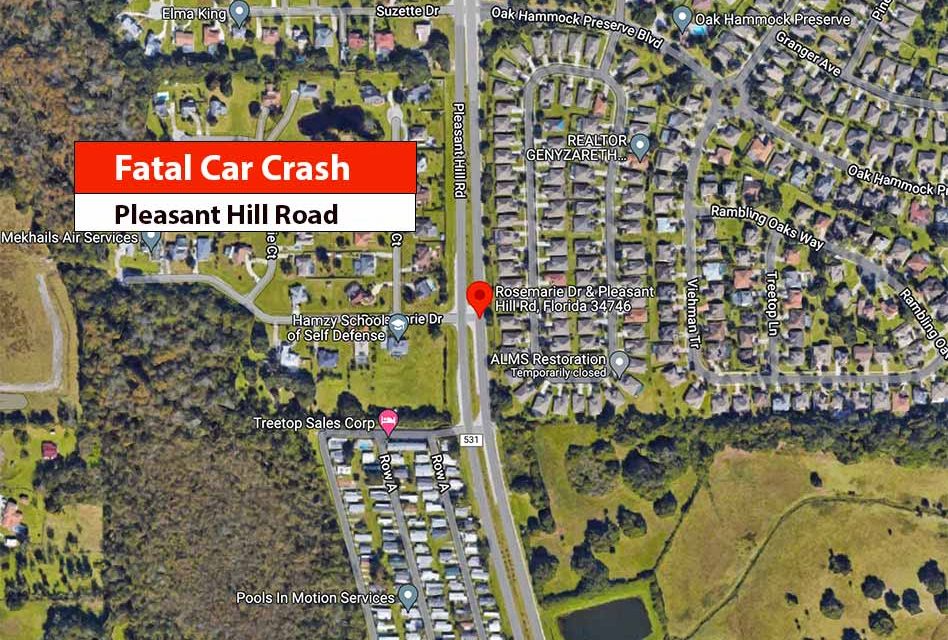 52-year-old man killed in single-car crash on Pleasant Hill Road in Osceola County