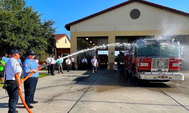 Osceola Fire Rescue & EMS Holds “Push Back” Ceremony in Poinciana to Place New Engine 65 Into Service