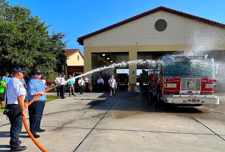 Osceola Fire Rescue & EMS Holds “Push Back” Ceremony in Poinciana to Place New Engine 65 Into Service