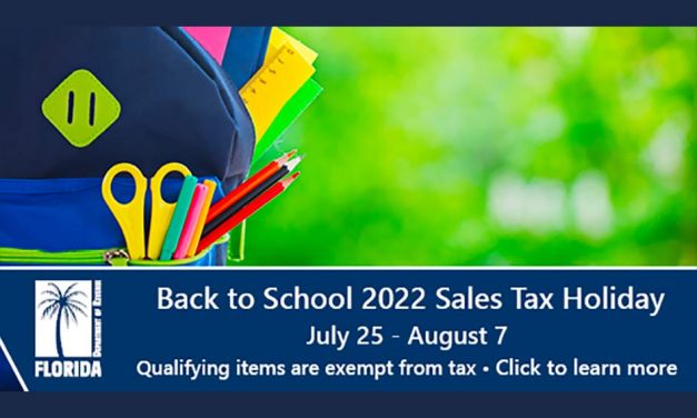 Florida’s 2022 Back-to-School Sales Tax Holiday begins today, Monday July 25, what’s included and what’s not?