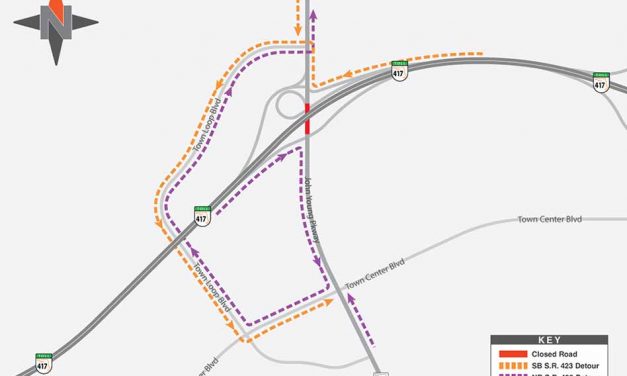 CFX announces road and ramp closures on SR 417 beginning Sunday at 9pm