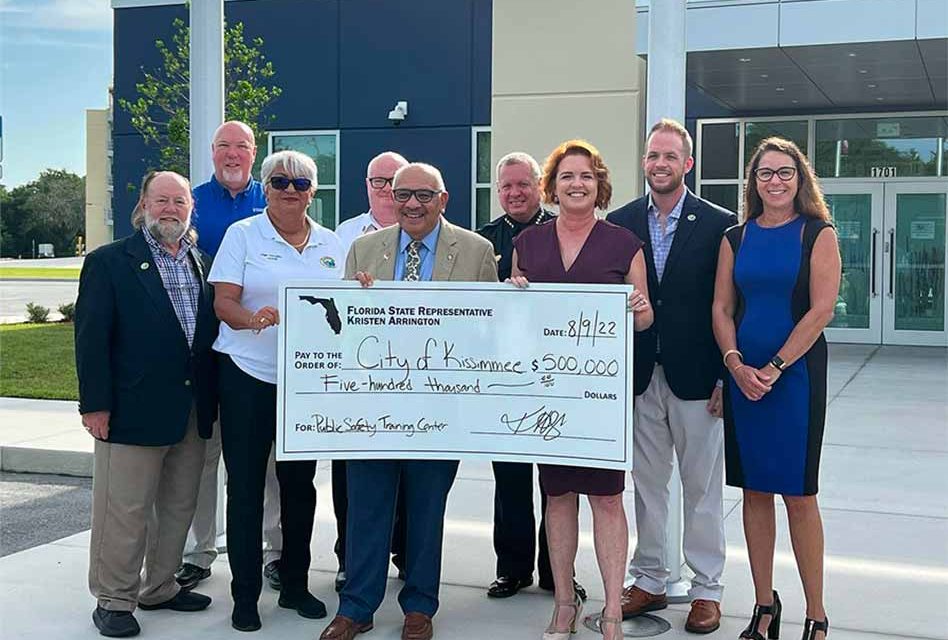 City of Kissimmee receives $500,000 from state for Safety Training Facility Annex