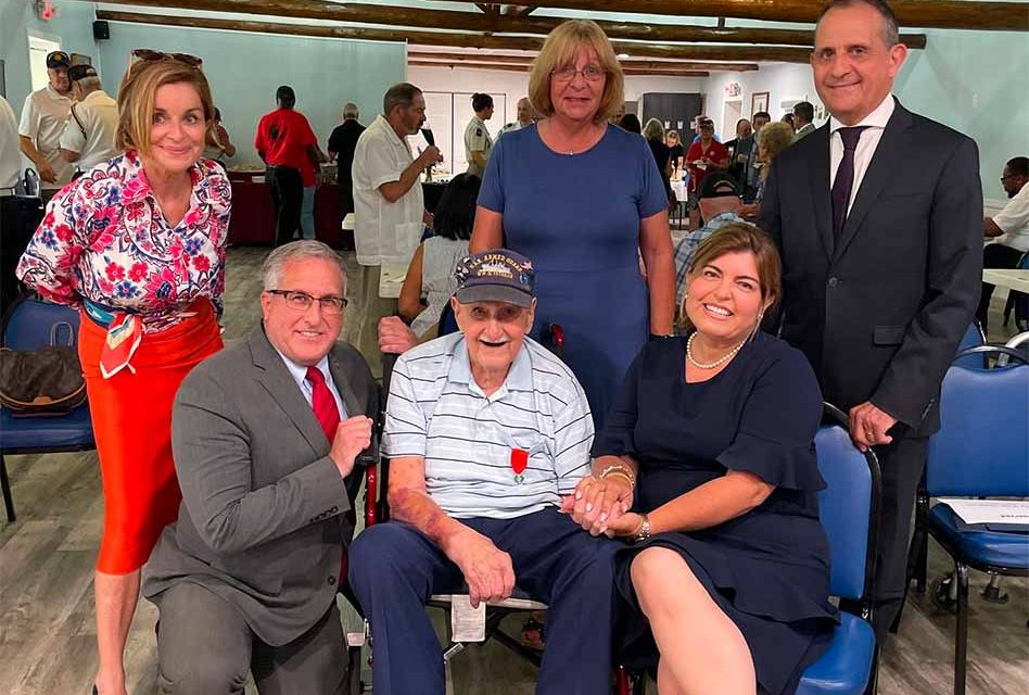97-year-old WWII U.S. Navy Veteran honored in Kissimmee with France’s Legion of Honor medal