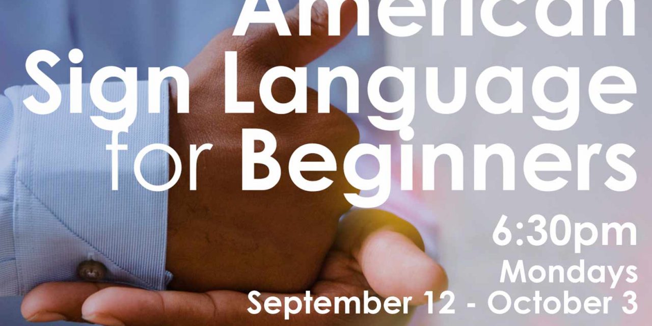 St. Cloud Library to host Free American Sign Language for Beginners Class starting Monday September 12