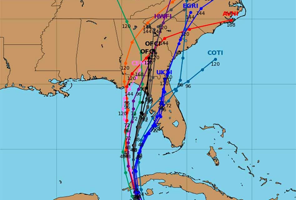 Ian reaches hurricane status, rapid strengthening expected on path towards Florida