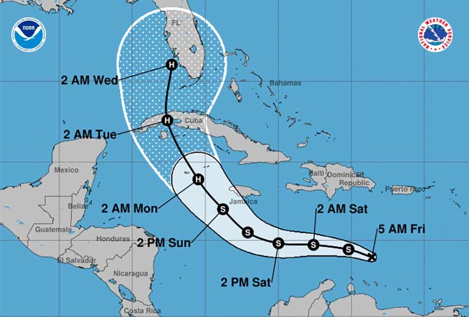 Central Florida Hurricane Threat Possible after Tropical Depression Nine Forms In Caribbean