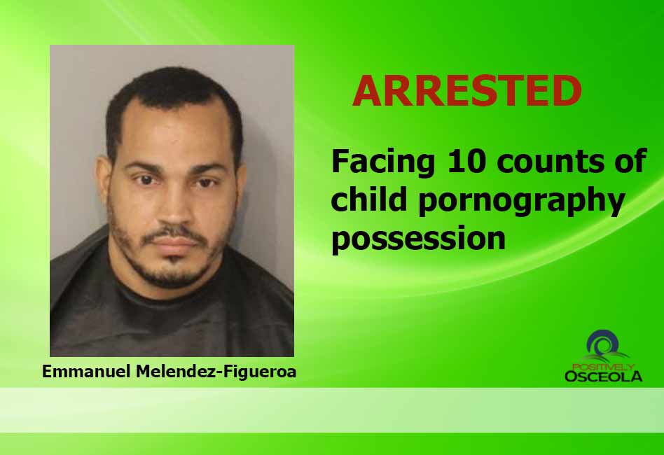 Kissimmee Man faces 10 counts of child pornography possession, deputies say