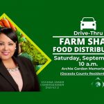 Osceola Commissioner Viviana Janer to host Farm Share food distribution Saturday September 19 at 10am