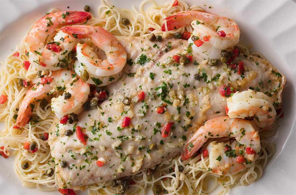 Florida Snapper and Shrimp Scampi, it’s Positively Delicious!