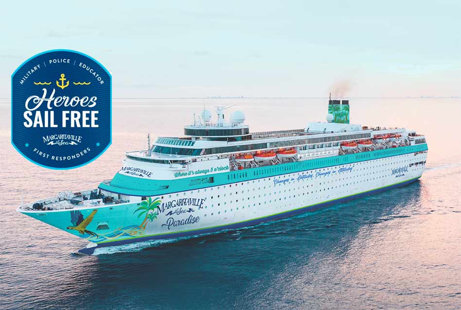 Margaritaville at Sea offering free 3-day cruises for military, first responders and teachers