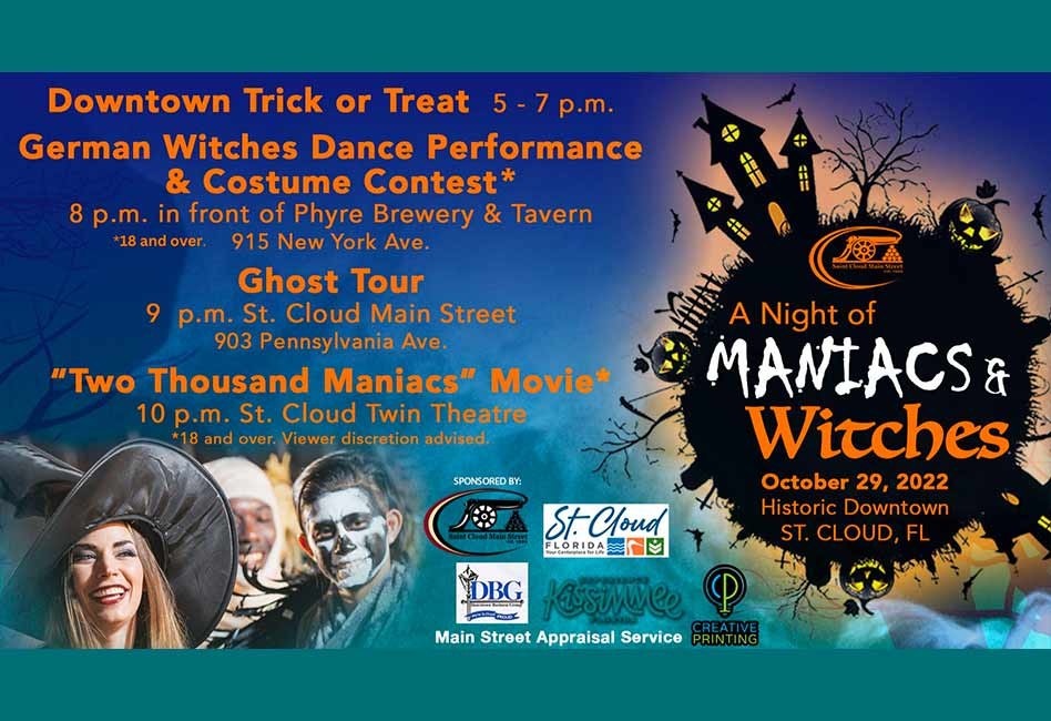 St. Cloud to host trick or treat event 57pm tonight, broom/witch