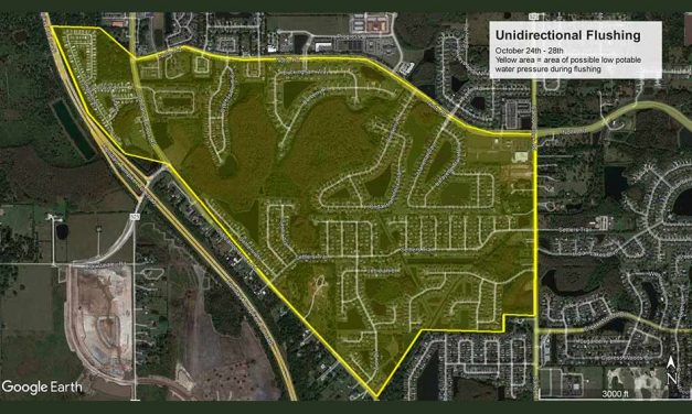 Toho Water Authority to Continue Water Line Cleaning  with Flushing Efforts Next Week