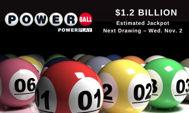 Powerball Jackpot Climbs to $1.2 Billion for Wednesday Drawing