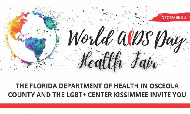 FDOH Osceola, LGBT+ Center Kissimmee to Host World Aids Day Health Fair December 3